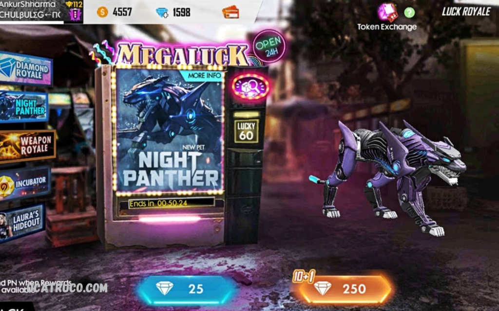 Night Panther in Free Fire