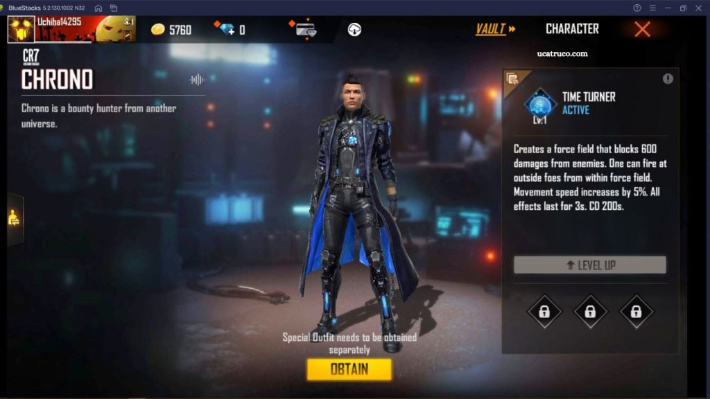 Chrono Free Fire Skills, Cooldowns, and