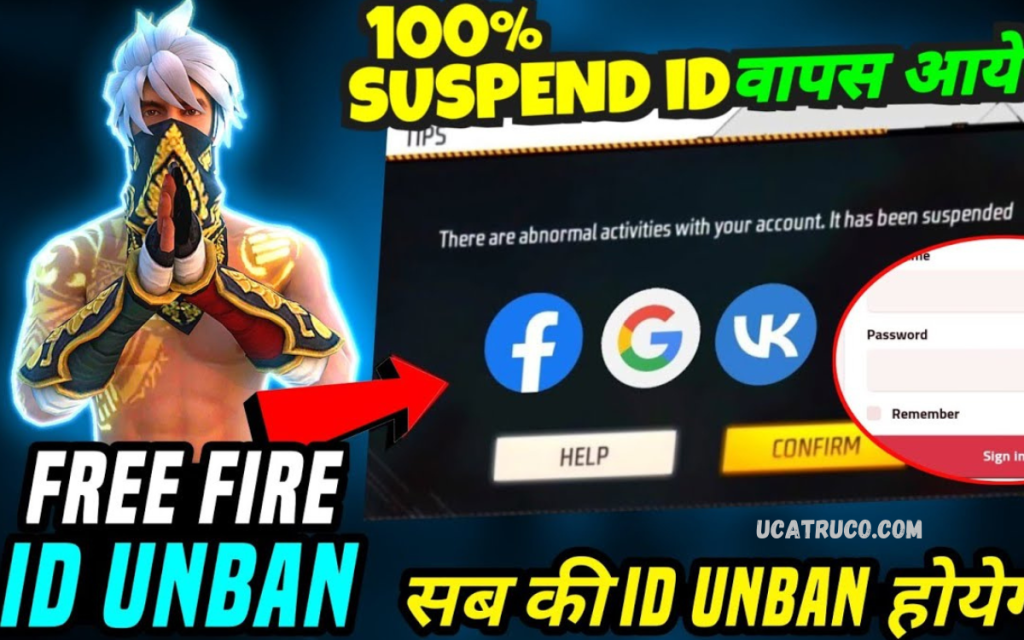 Free Fire ID Unban File