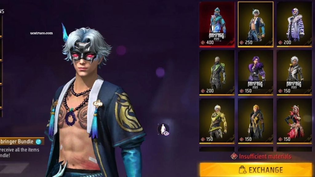 Free Fire Rampage Bundle: How to Get, Price, and Features Free Fire Rampage Bundle How to Get, Price,