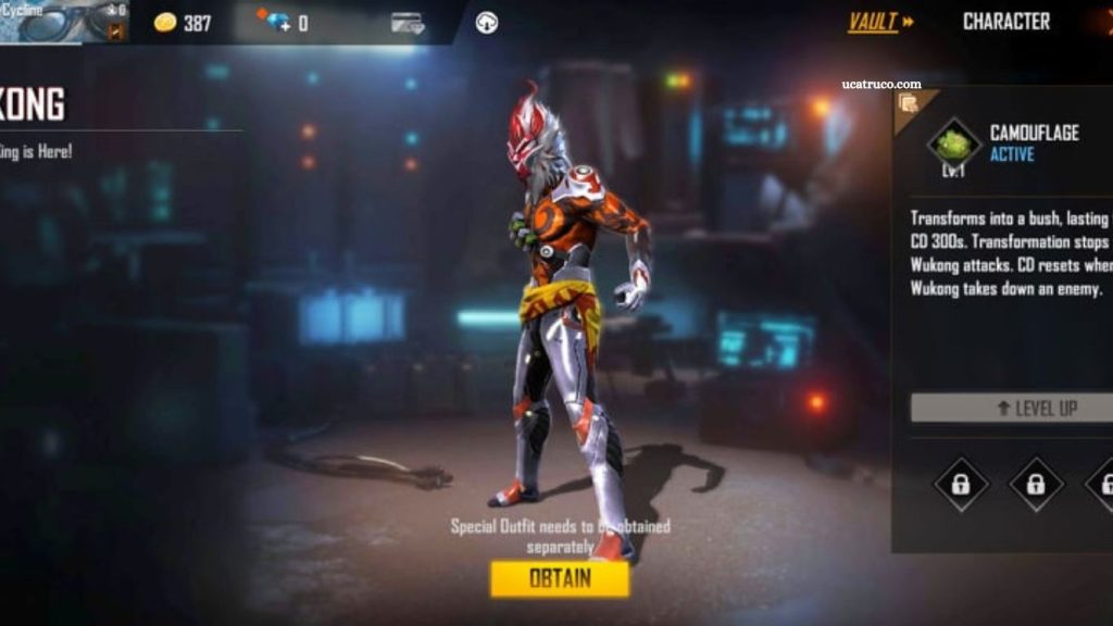 Wukong Free Fire Abilities, Skills, and