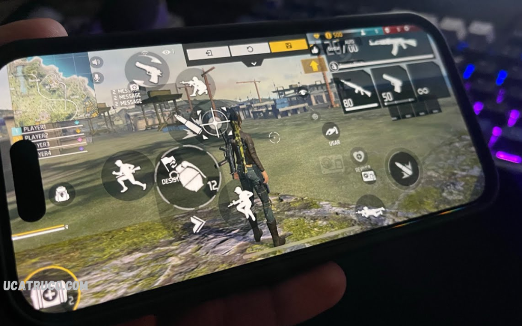 Custom White HUD for Free Fire – Ultimate FF Interface Upgrade Custom White HUD for Free Fire