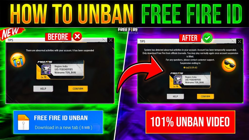 Free Fire ID Unban Tool APK OB38